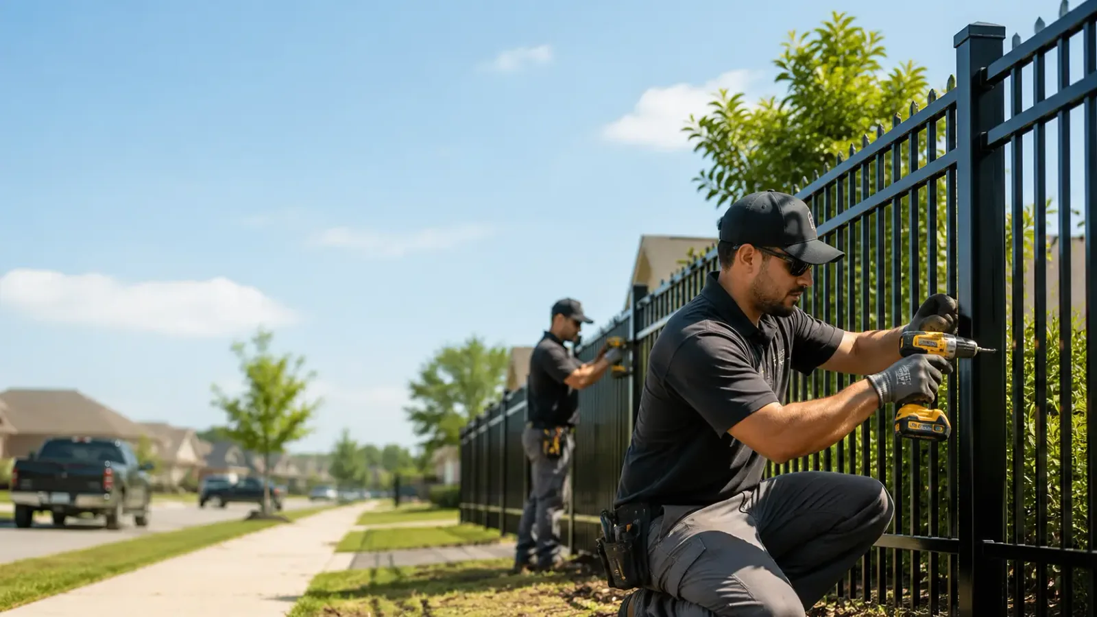 Metal Fence Installation in Lockport, LA